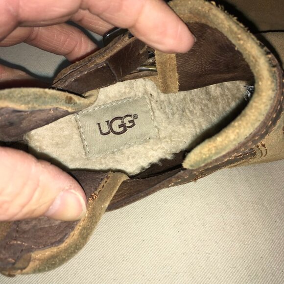 UGG Australia Patsy Tan Suede Ankle Boots size 8 - Picture 4 of 6